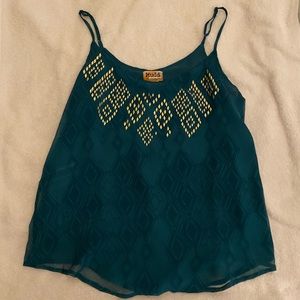 Mudd Spaghetti Straps blouse size XL